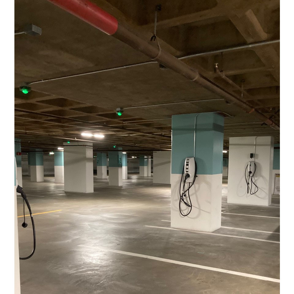 PEM Lighting Upgrade EV Chargers